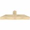 Ekena Millwork Portland Rough Sawn Timber Gable Bracket, Douglas Fir, 48"W x 16"H x 6"D x 6"F, 8/12 Pitch GBW048X16X0606POR00RDF - alternate 2